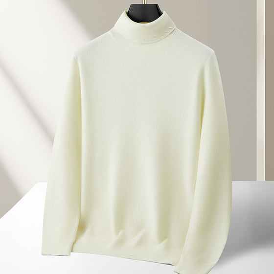 100% Wool Turtleneck Base Layer Sweater