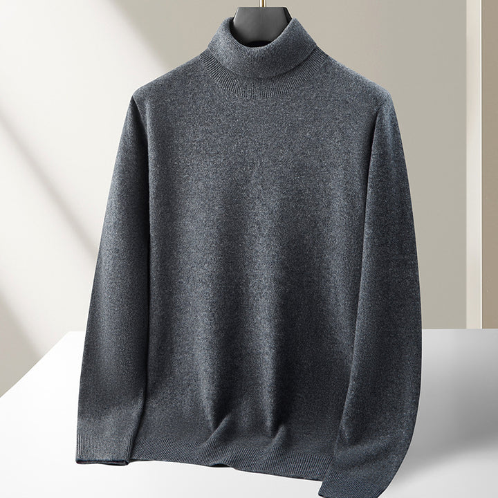 100% Wool Turtleneck Base Layer Sweater
