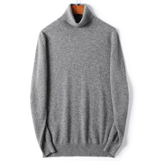 100% Wool Base Layer Turtleneck Merino Sweater