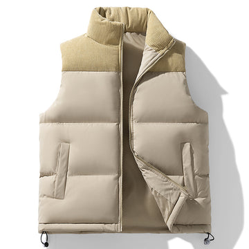 Men’s Two-Tone Polyfill Padded Vest