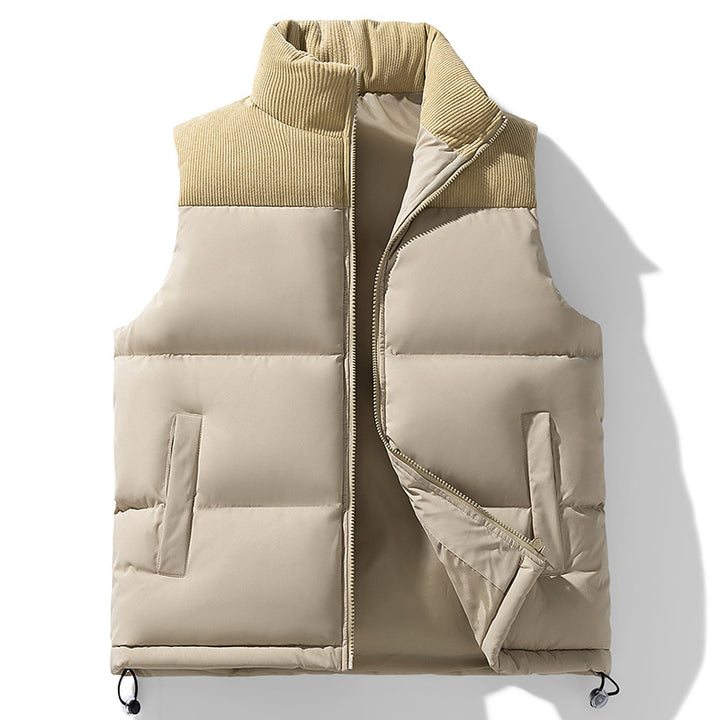 Men’s Two-Tone Polyfill Padded Vest