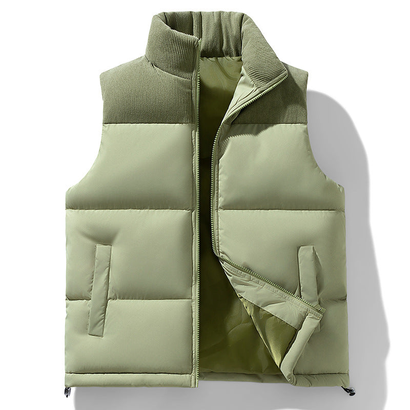 Men’s Two-Tone Polyfill Padded Vest - Ahaselected