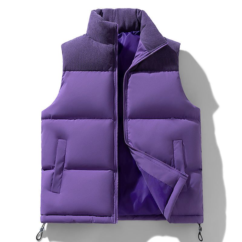 Men’s Two-Tone Polyfill Padded Vest - Ahaselected