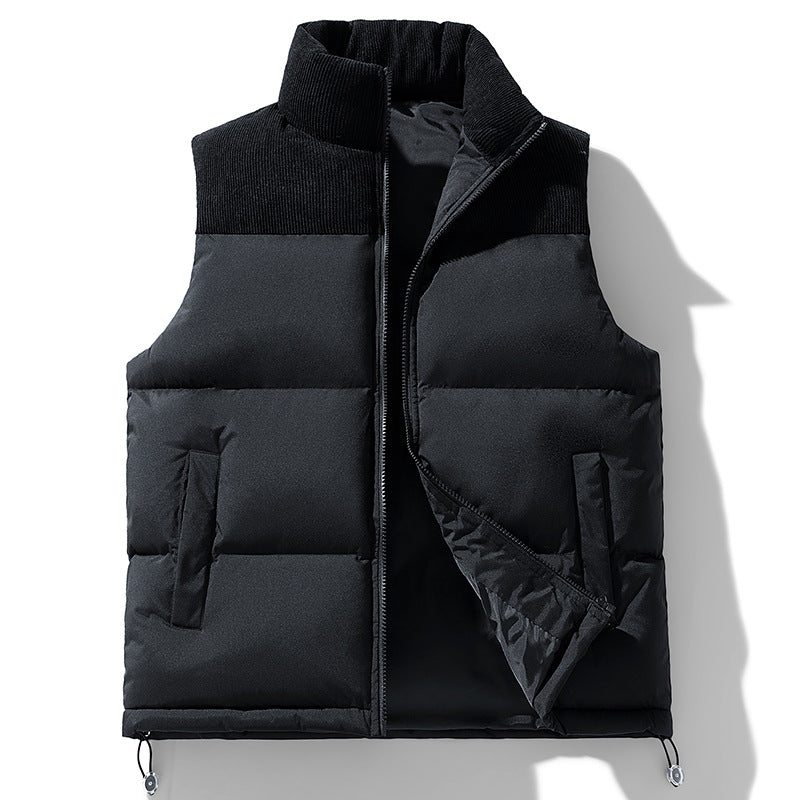 Men’s Two-Tone Polyfill Padded Vest - Ahaselected
