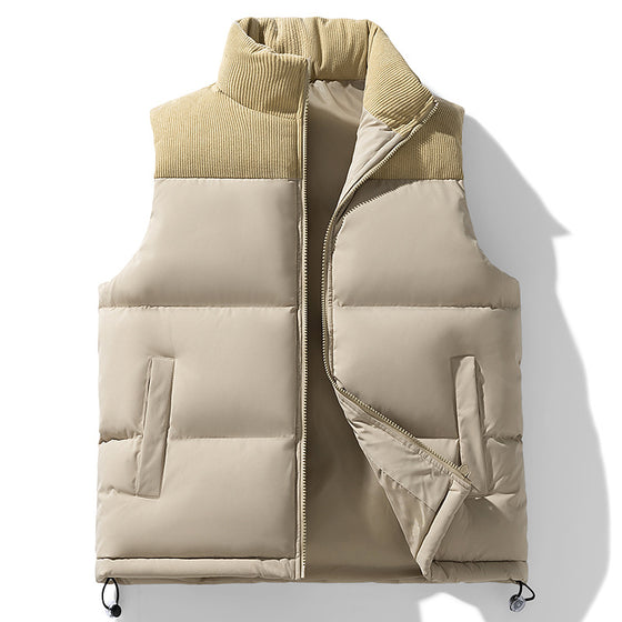 Men’s Two-Tone Polyfill Padded Vest