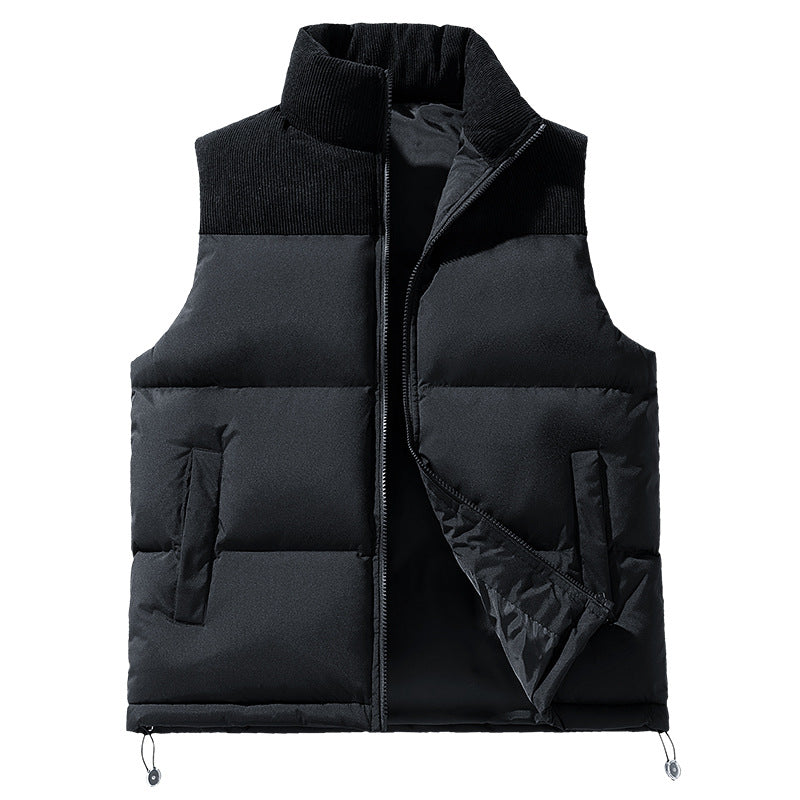 Men’s Two-Tone Polyfill Padded Vest - Ahaselected