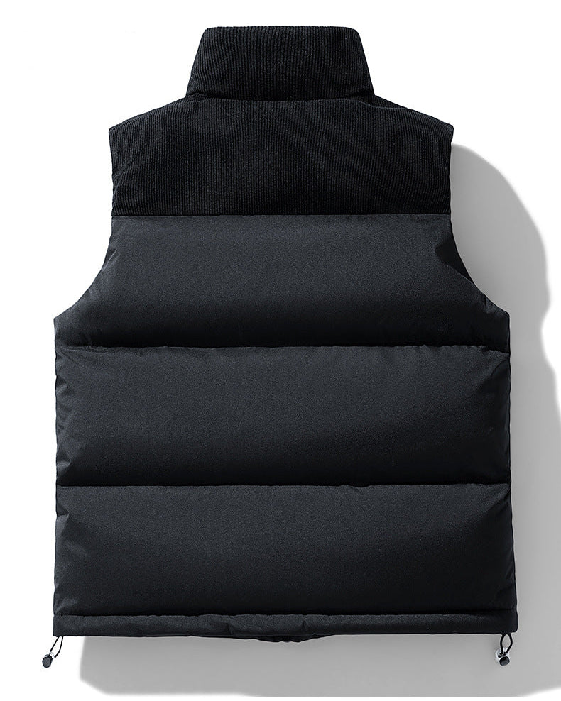 Men’s Two-Tone Polyfill Padded Vest - Ahaselected