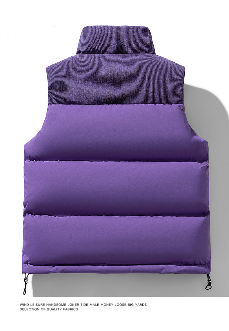 Men’s Two-Tone Polyfill Padded Vest - Ahaselected