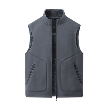 Fleece Outer & Sherpa-Lined Thermal Vest