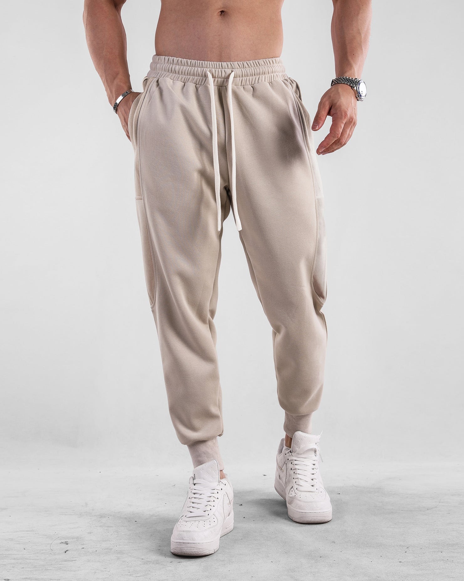 AthleticSoft Tapered Side-Pocket Joggers - Ahaselected