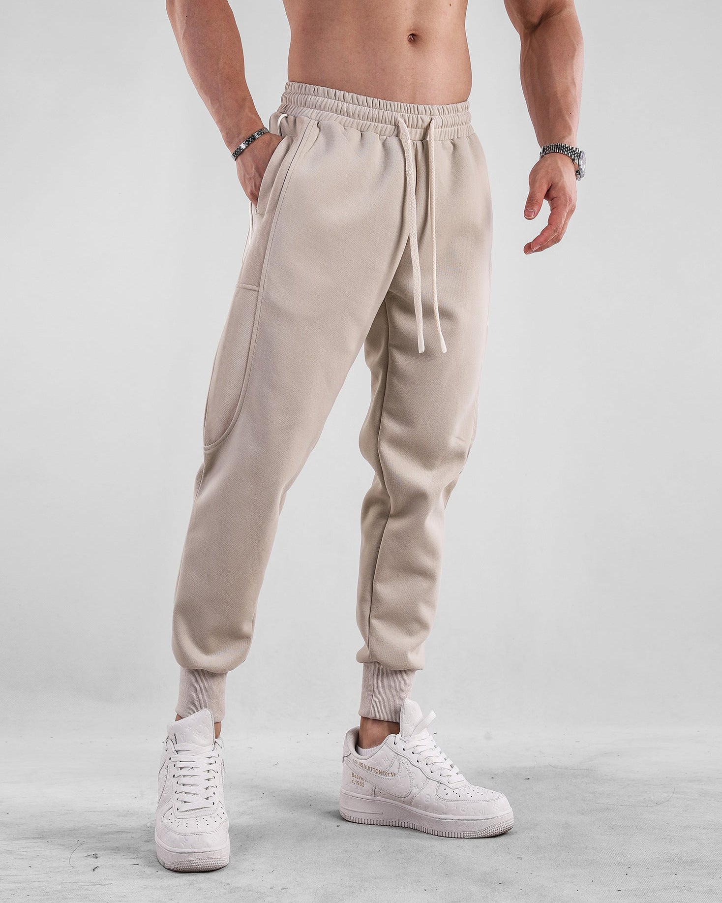 AthleticSoft Tapered Side-Pocket Joggers - Ahaselected
