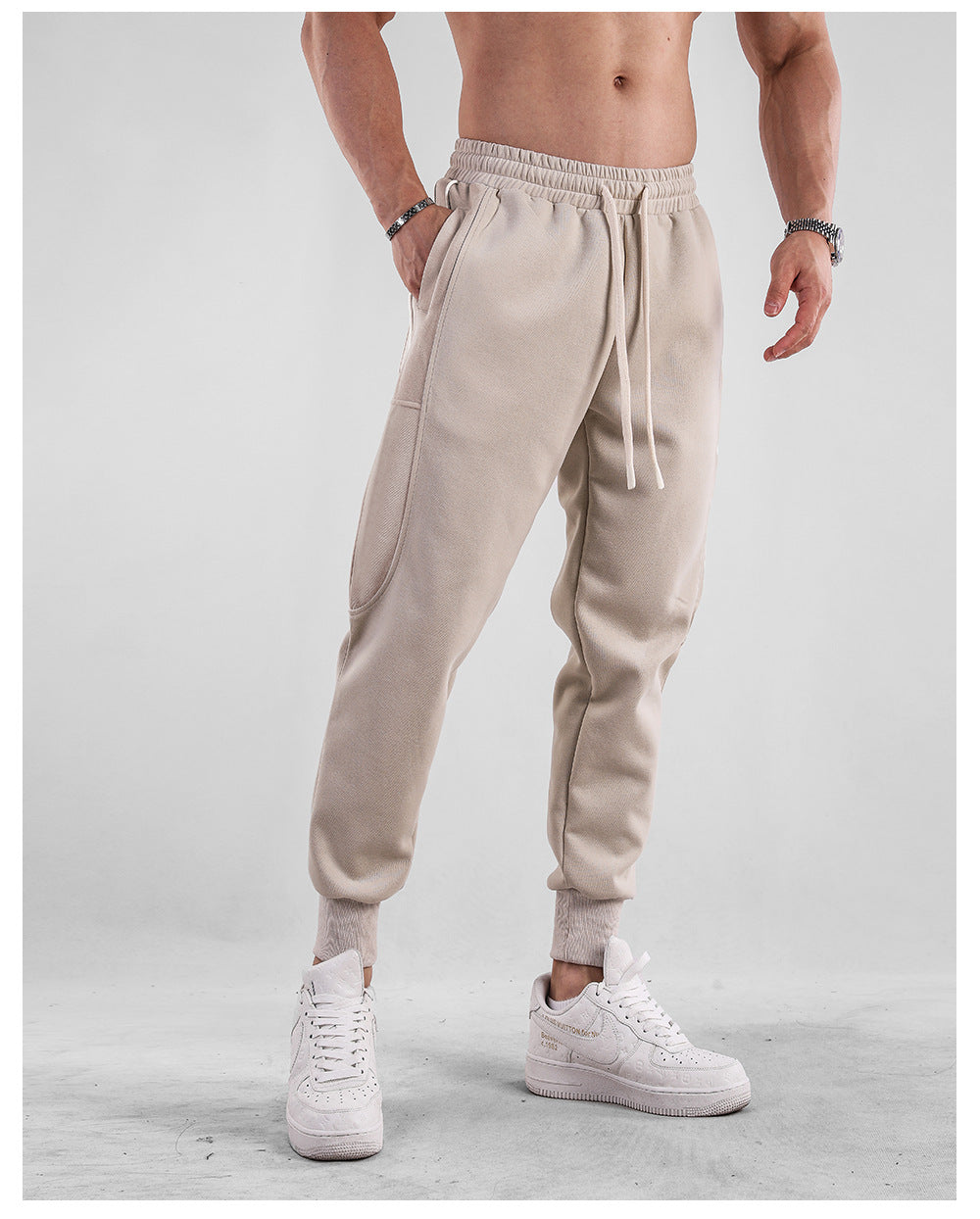 AthleticSoft Tapered Side-Pocket Joggers - Ahaselected