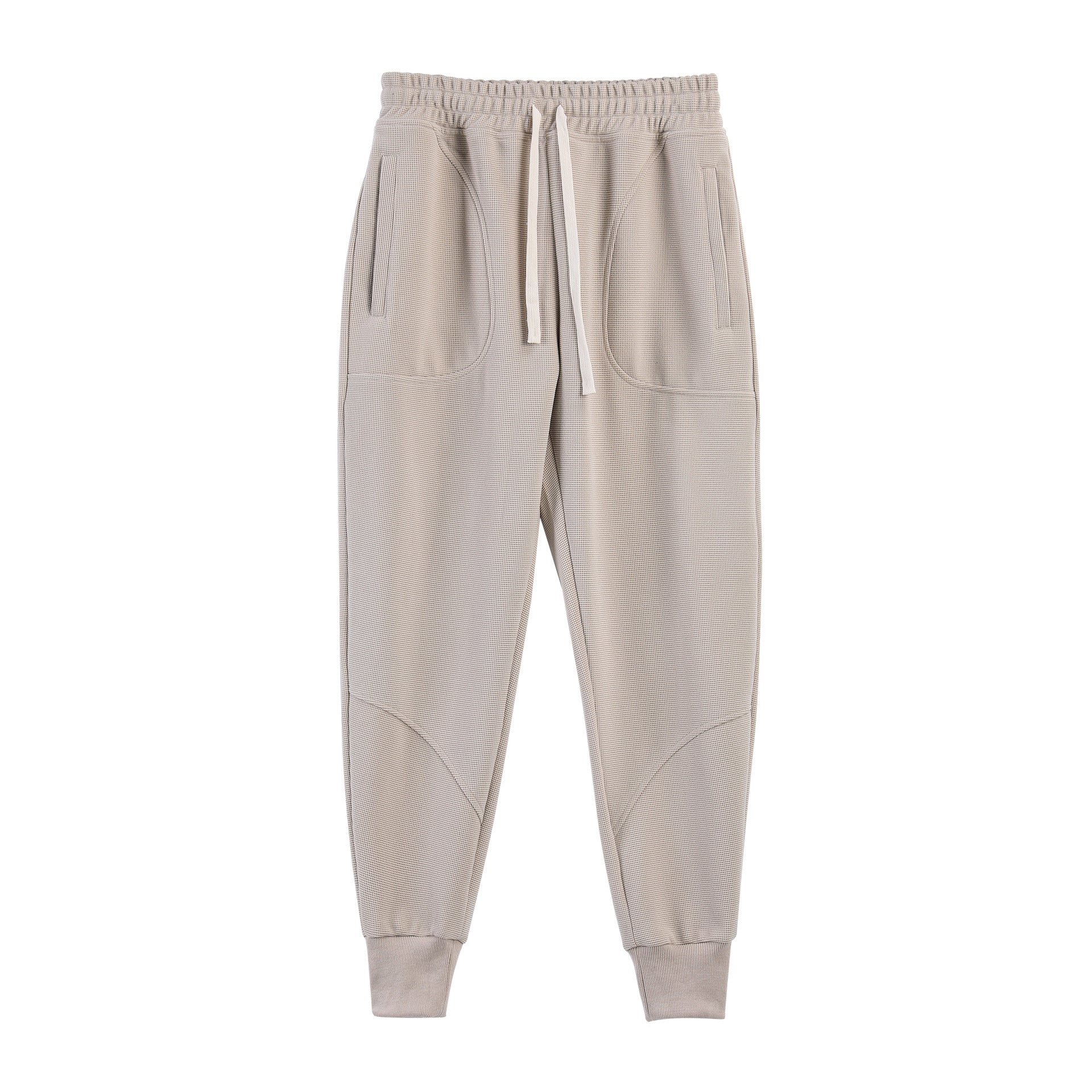 Soft Waffle Texture Performance Joggers - Ahaselected