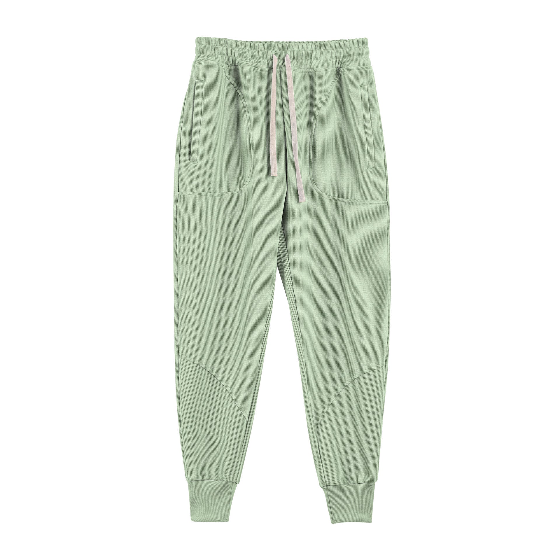 Soft Waffle Texture Performance Joggers - Ahaselected
