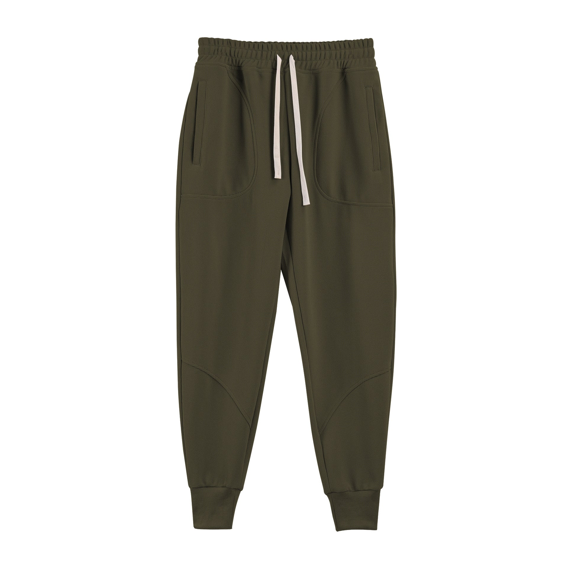 Soft Waffle Texture Performance Joggers - Ahaselected