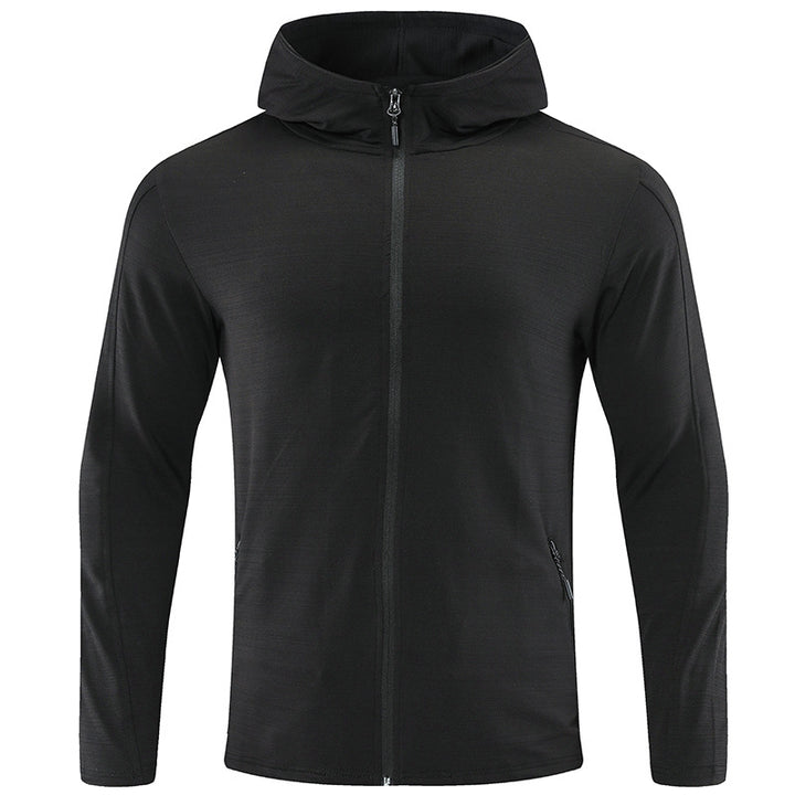 Athletic Slim-Fit Hooded Full Zip Jacket