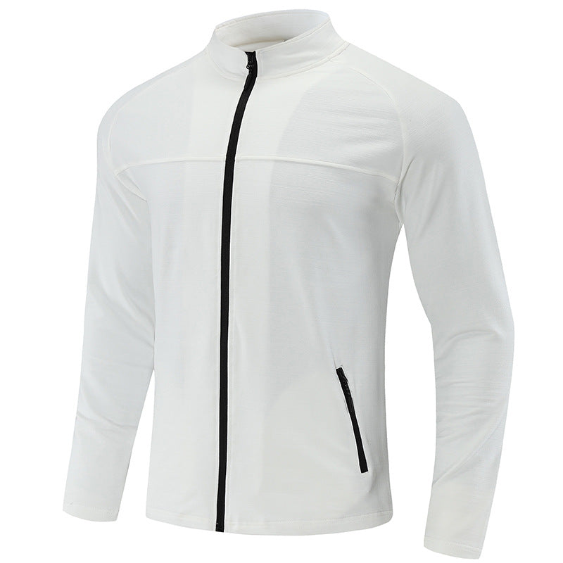 Muscle Fit Full Zip Athletic Jacket - Ahaselected