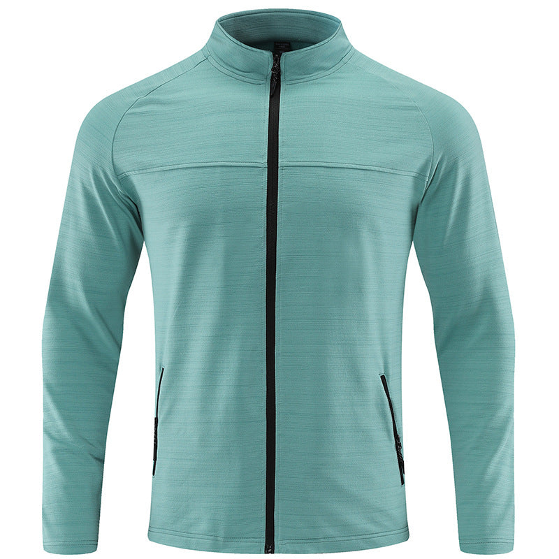 Muscle Fit Full Zip Athletic Jacket - Ahaselected