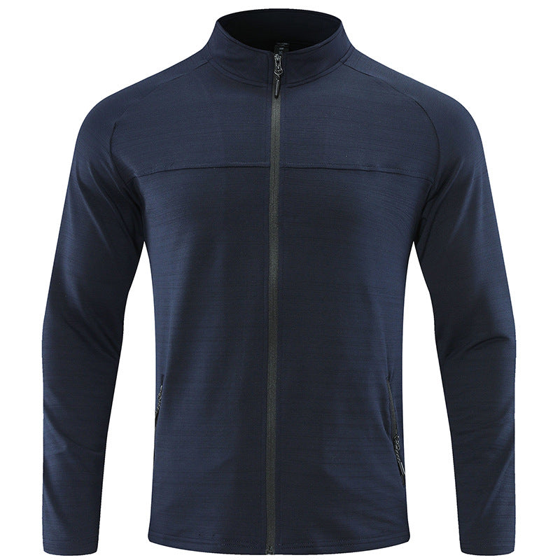 Muscle Fit Full Zip Athletic Jacket - Ahaselected