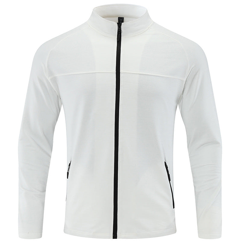 Muscle Fit Full Zip Athletic Jacket - Ahaselected