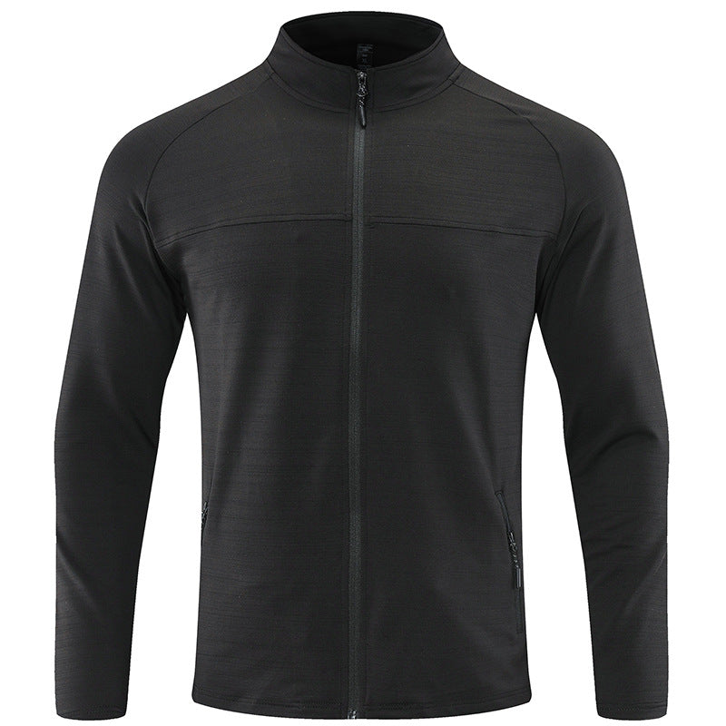 Muscle Fit Full Zip Athletic Jacket - Ahaselected