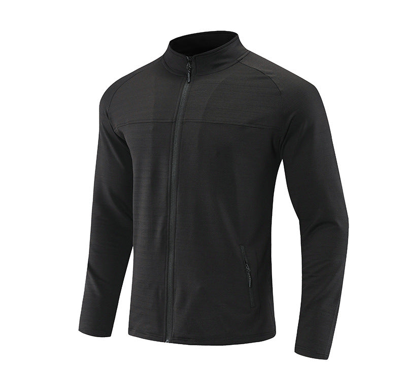Muscle Fit Full Zip Athletic Jacket - Ahaselected