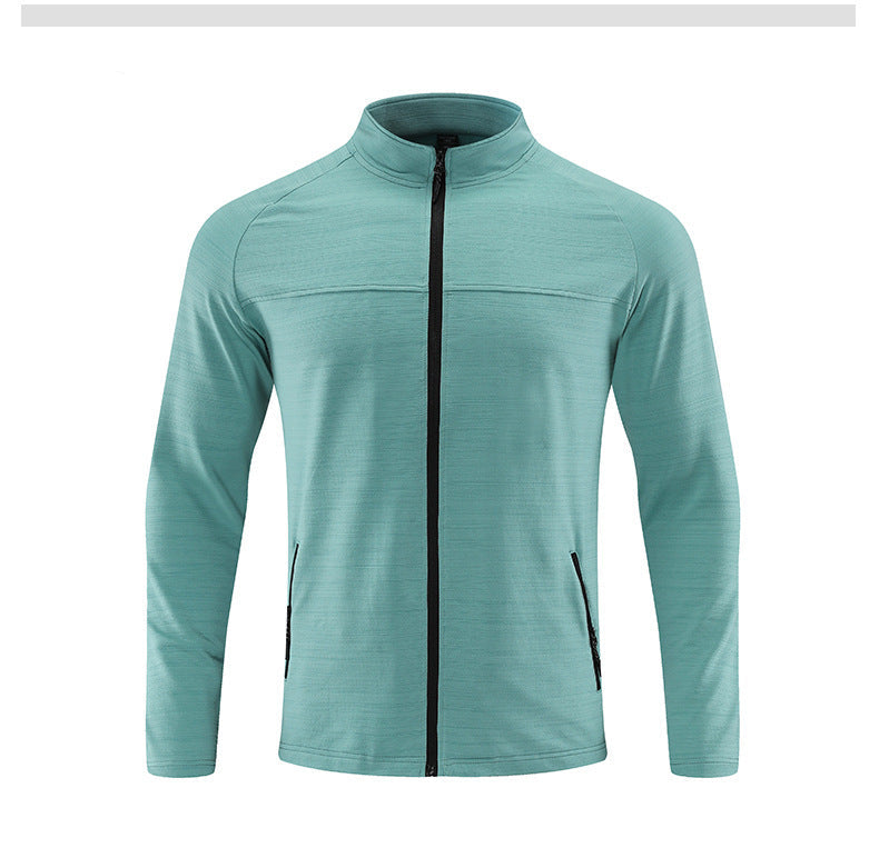 Muscle Fit Full Zip Athletic Jacket - Ahaselected