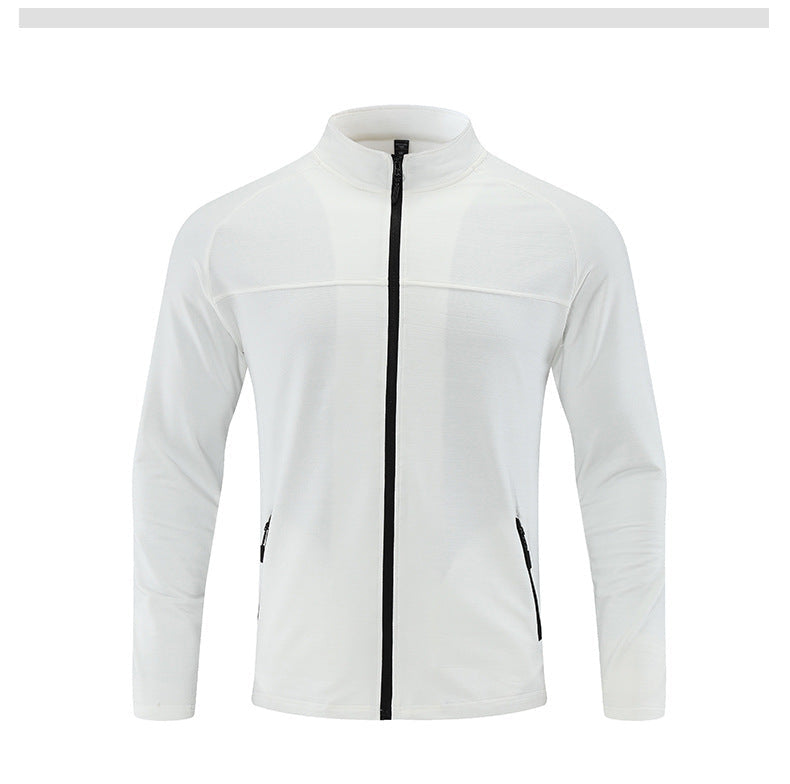 Muscle Fit Full Zip Athletic Jacket - Ahaselected