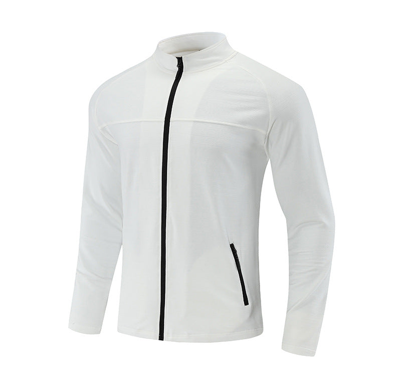 Muscle Fit Full Zip Athletic Jacket - Ahaselected