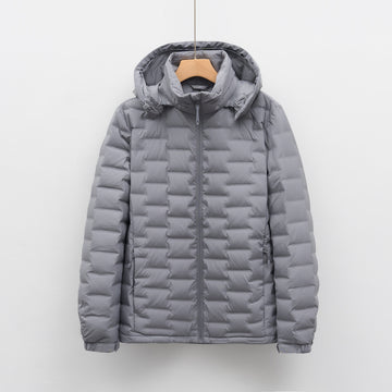 Lightweight Hooded Down Puffer Jacket