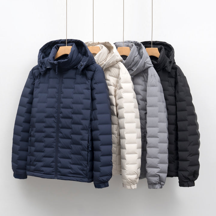 Lightweight Hooded Down Puffer Jacket