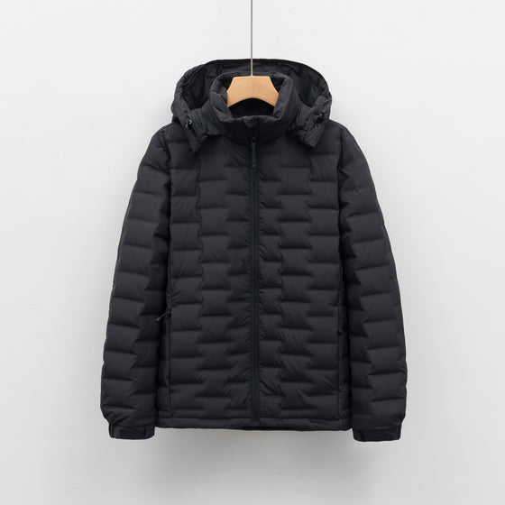 Lightweight Hooded Down Puffer Jacket