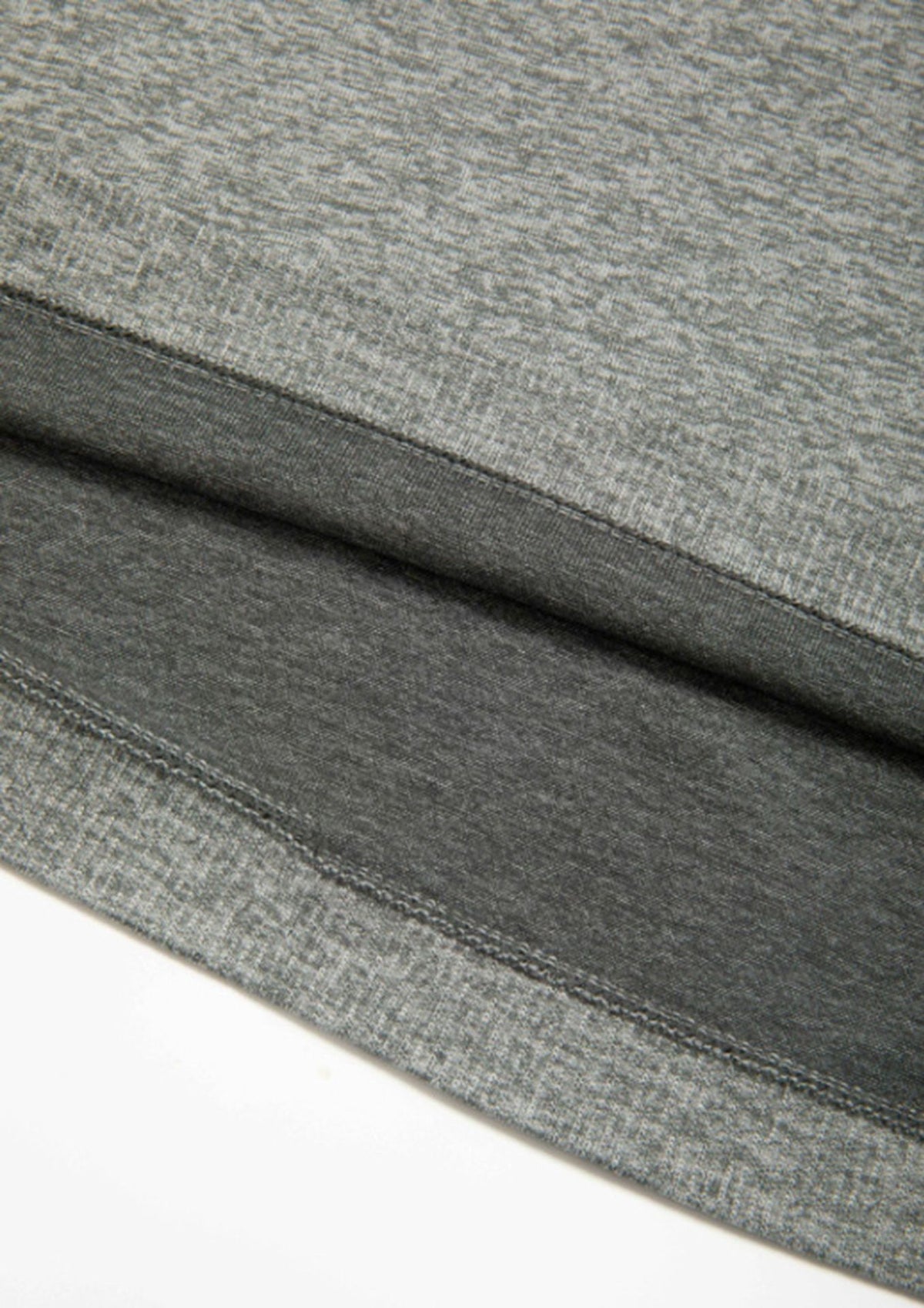 Long Sleeve Half-Zip Training Shirt with Textured Pattern - Ahaselected