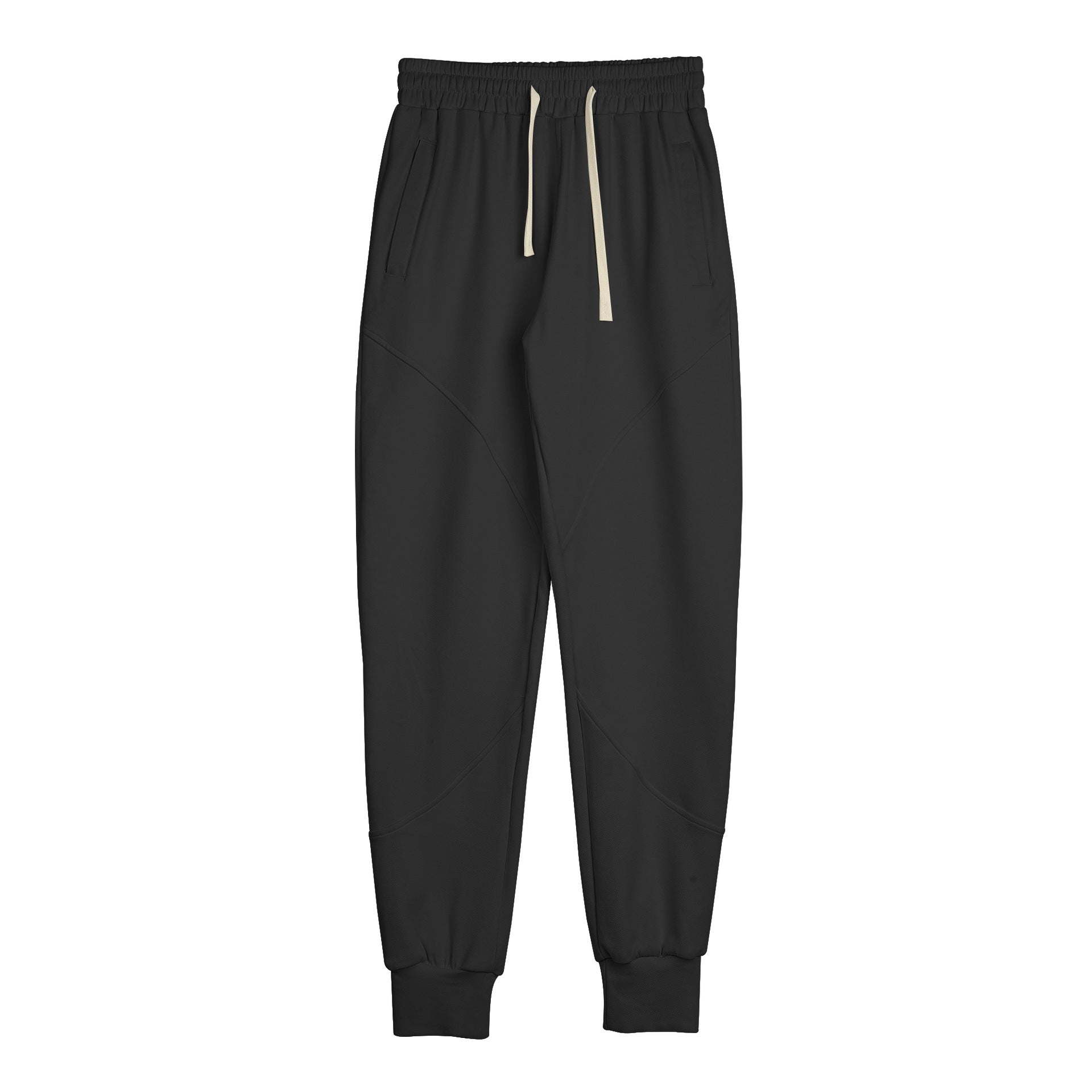 Stretch Performance Panel Joggers with Zipper Pockets - Ahaselected