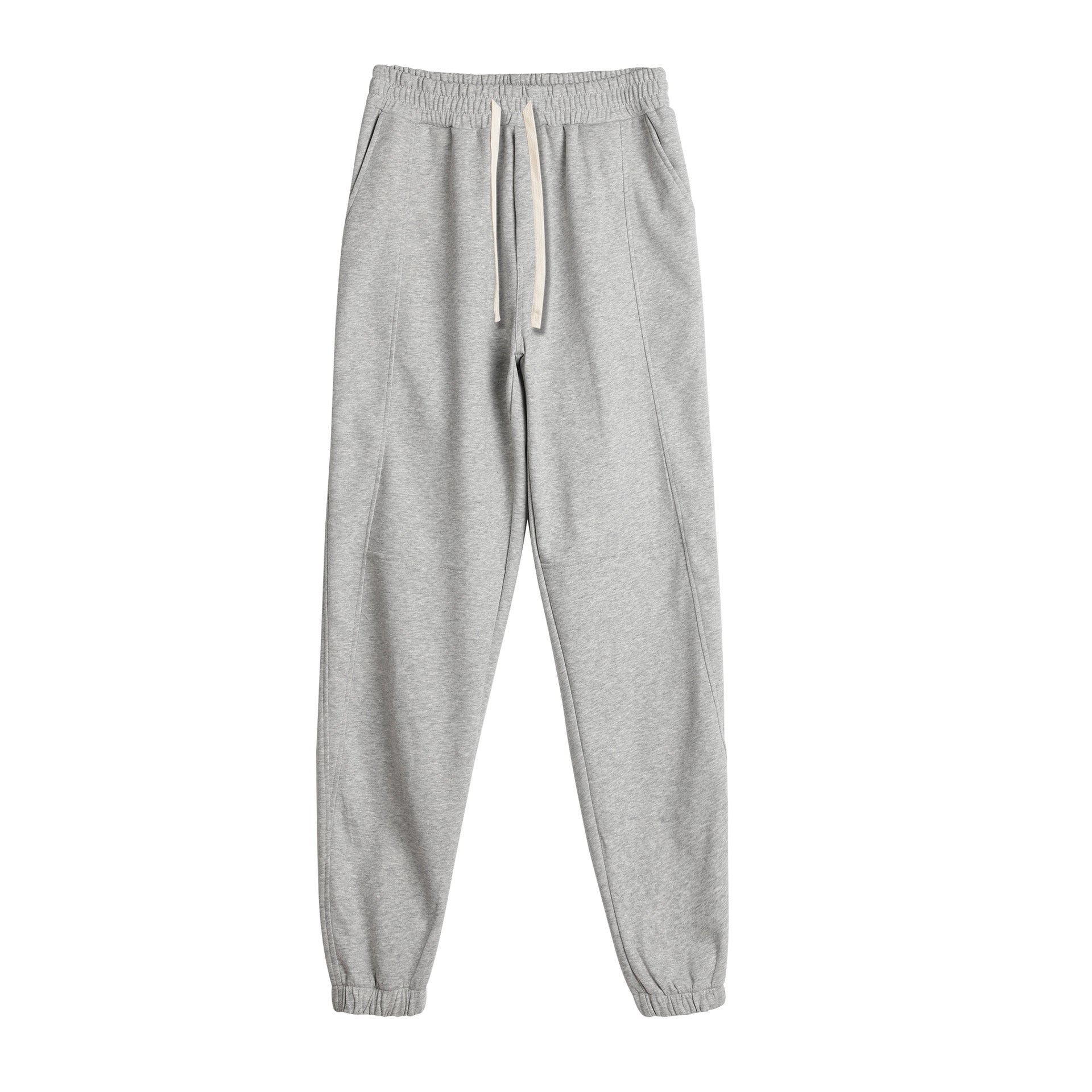 All-Day Stretch Panel Joggers with Cuffed Ankles - Ahaselected