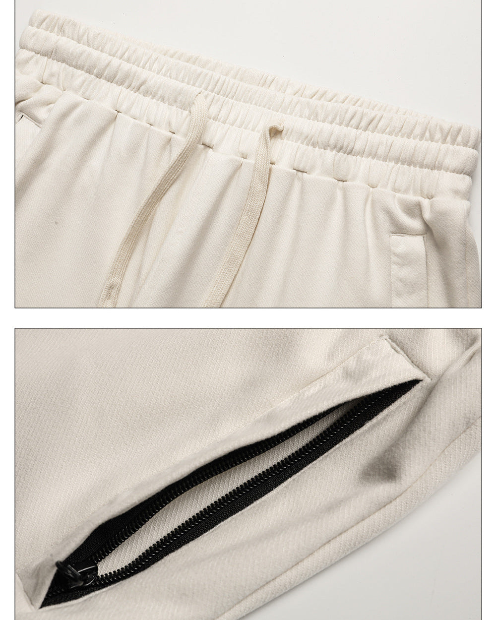Stretch Performance Panel Joggers with Zipper Pockets - Ahaselected