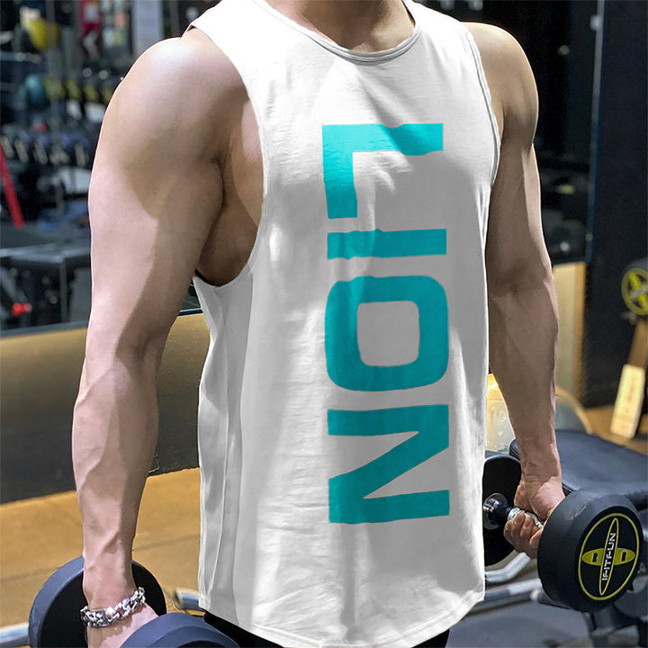 Men’s Bold Graphic Muscle Fit Training Tank