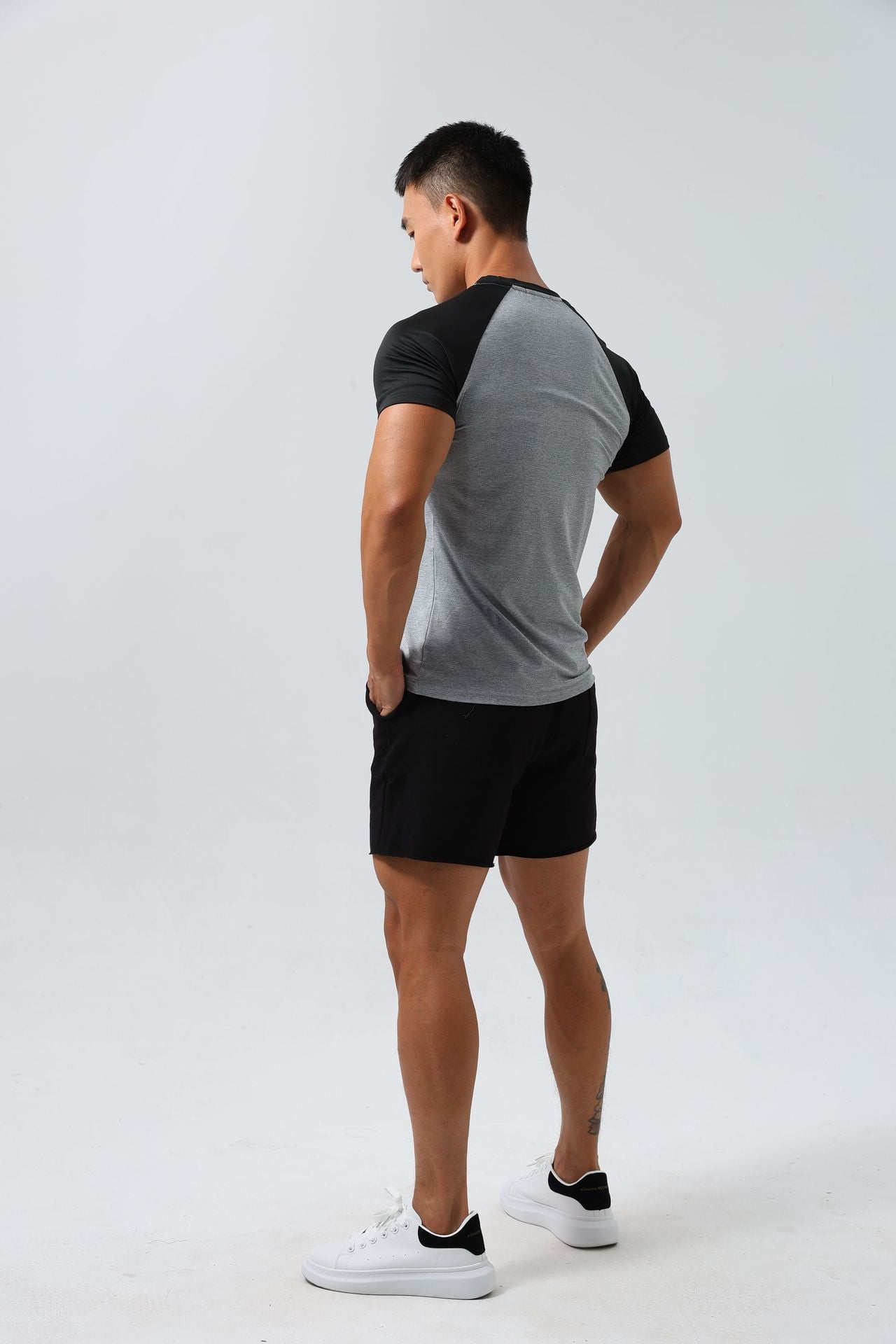 Camiseta raglán de entrenamiento Muscle Fit para hombre-thumbmail-9