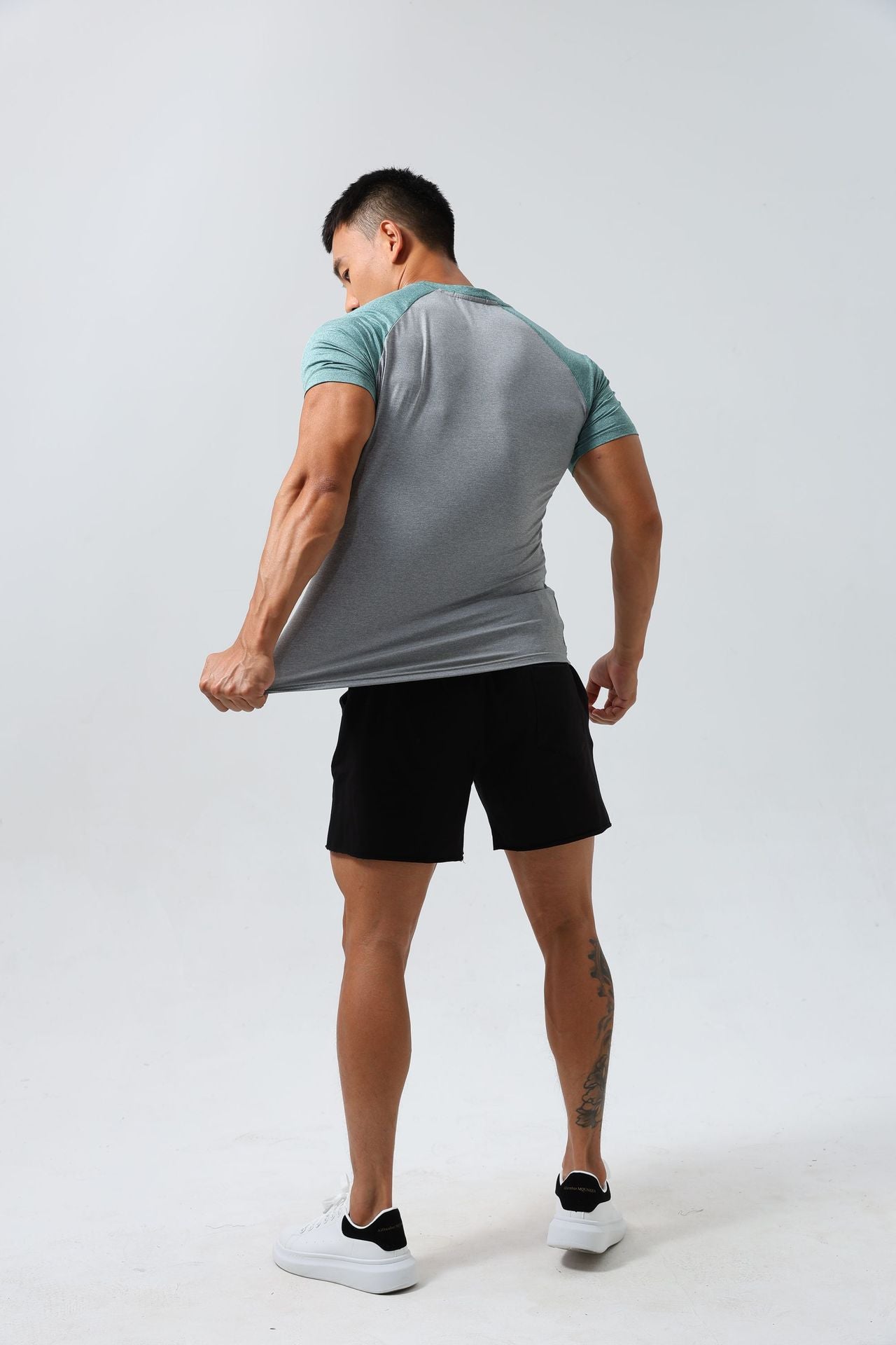 Camiseta raglán de entrenamiento Muscle Fit para hombre-thumbmail-27