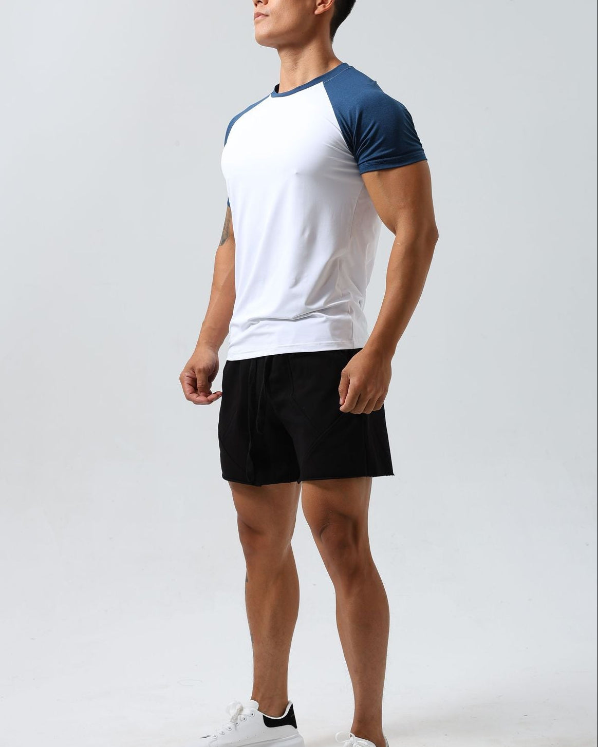 Camiseta raglán de entrenamiento Muscle Fit para hombre-thumbmail-13