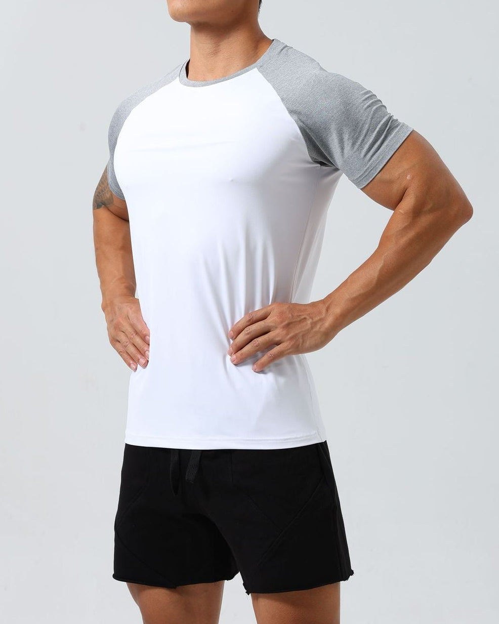 Camiseta raglán de entrenamiento Muscle Fit para hombre-thumbmail-21