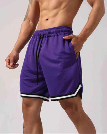 Short d'entraînement en mesh respirant pour homme