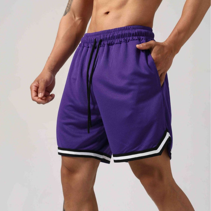 Short d'entraînement en mesh respirant pour homme