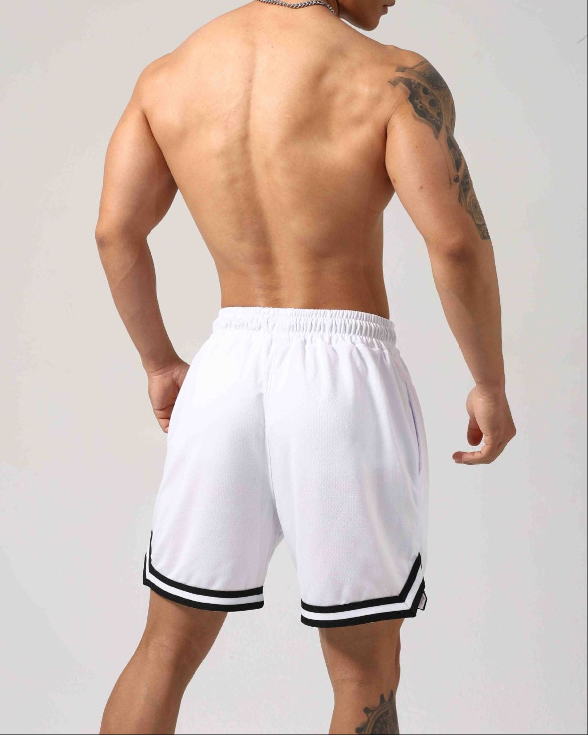 Men’s Breathable Mesh Training Shorts-thumbmail-16