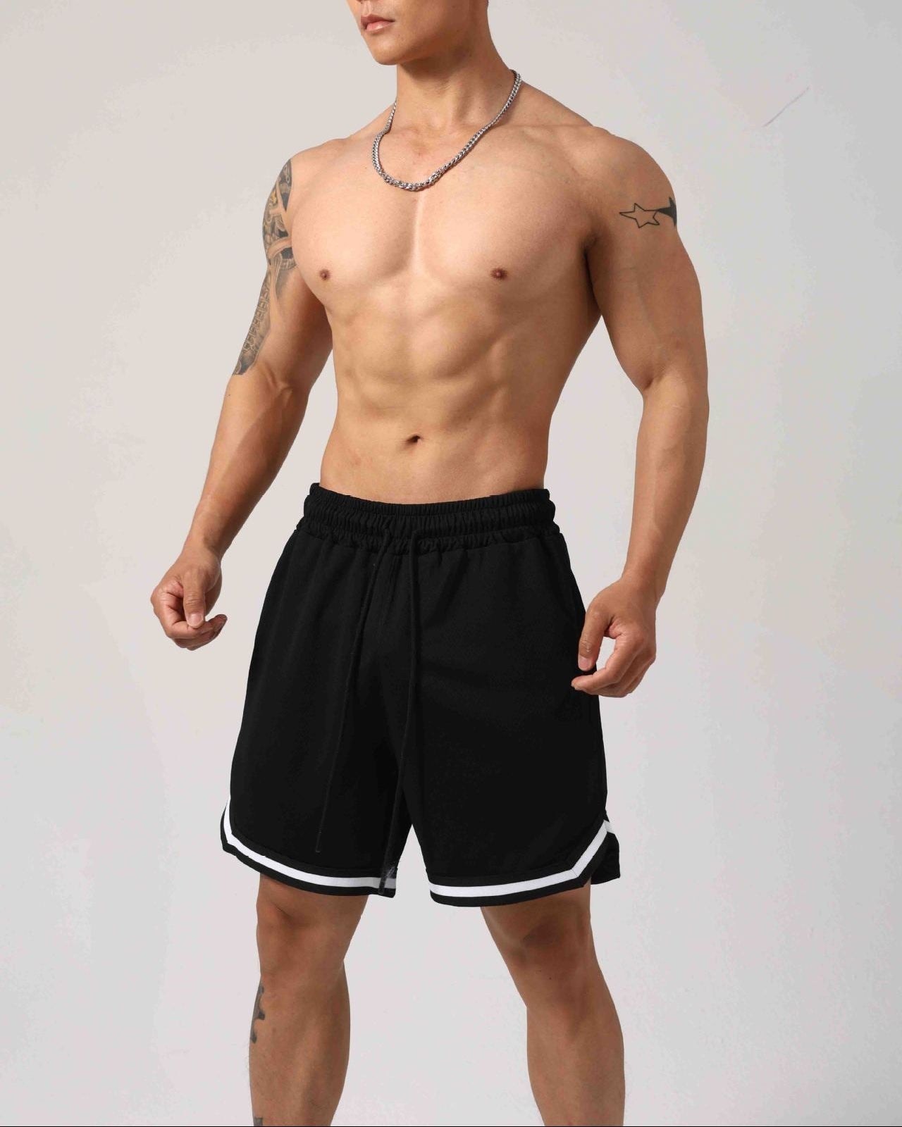 Men’s Breathable Mesh Training Shorts-thumbmail-19