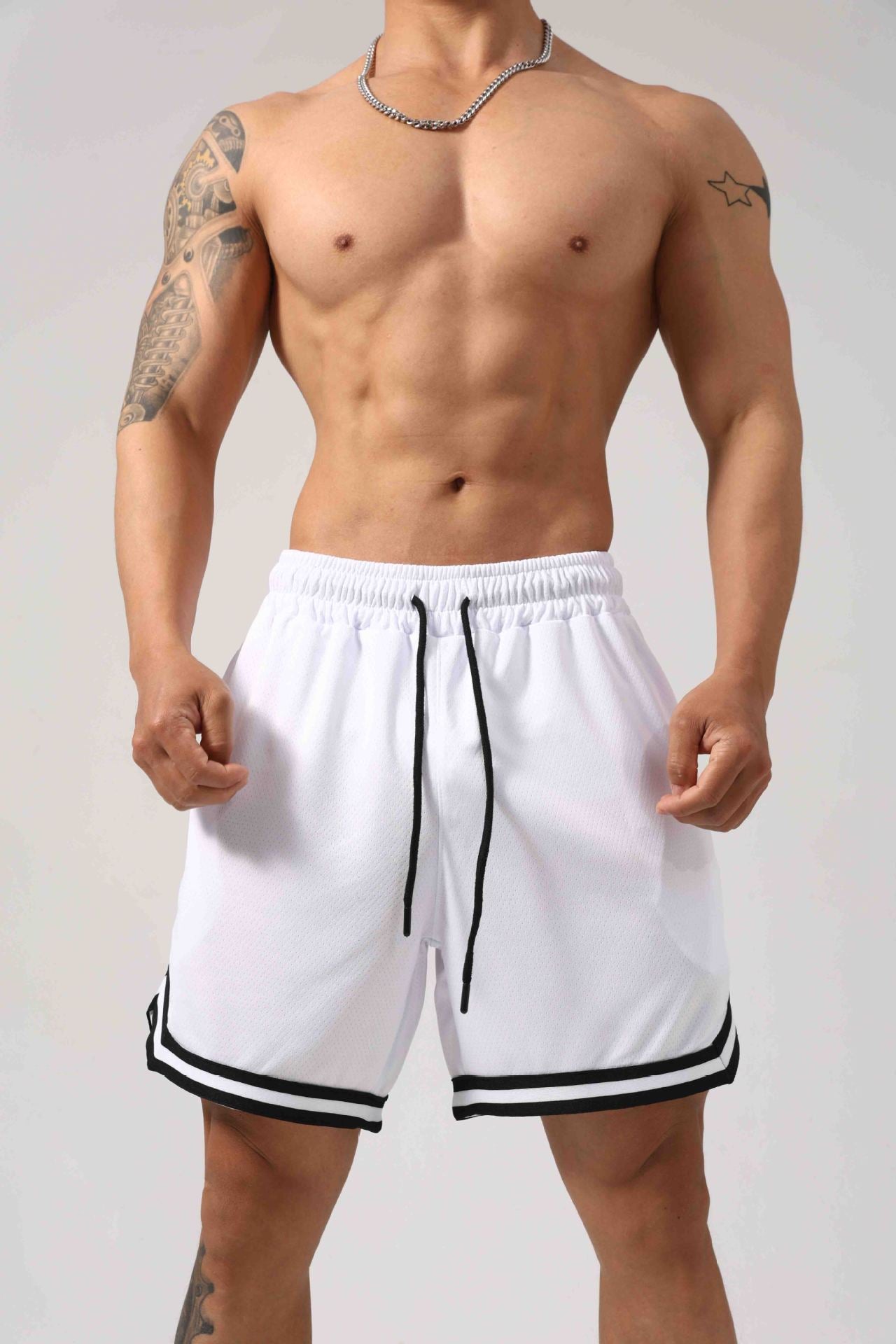 Men’s Breathable Mesh Training Shorts-thumbmail-22