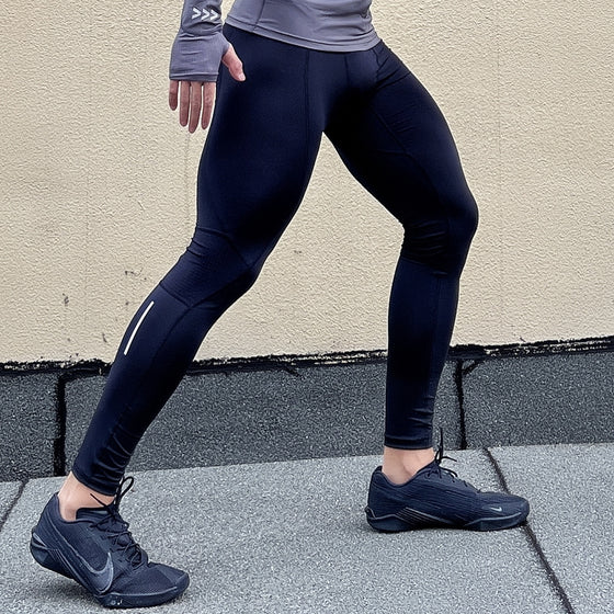 Leggings de compression CoreFlex Pro réfléchissants pour homme