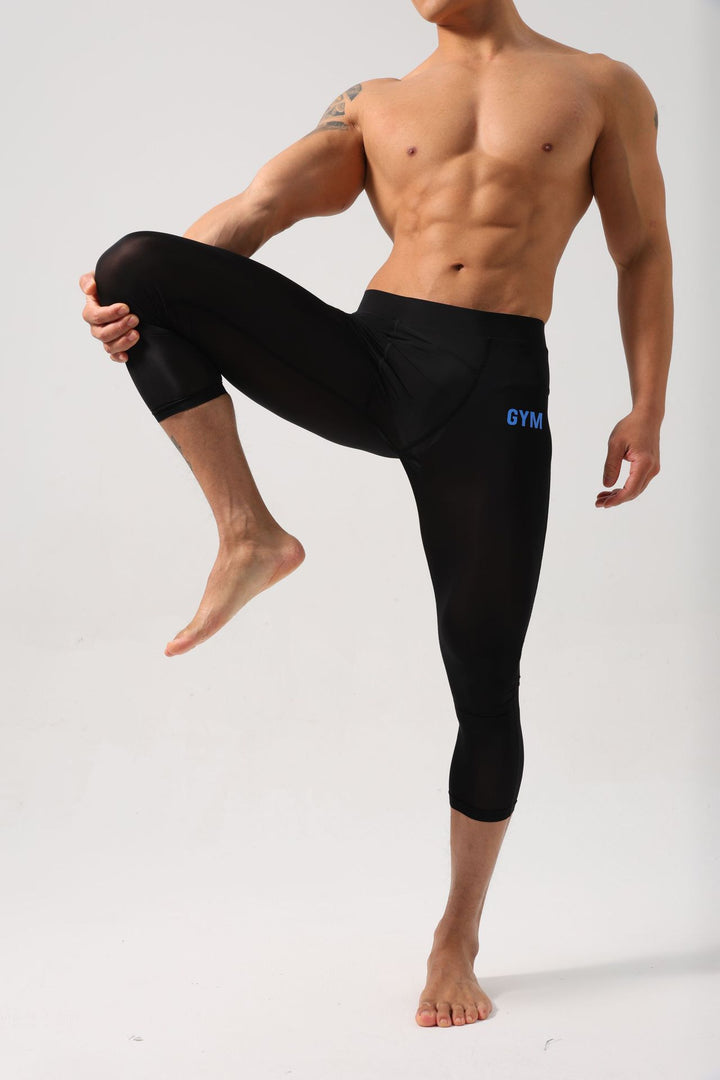 Herren CoreFlex 3/4 bedruckte Kompressions-Leggings