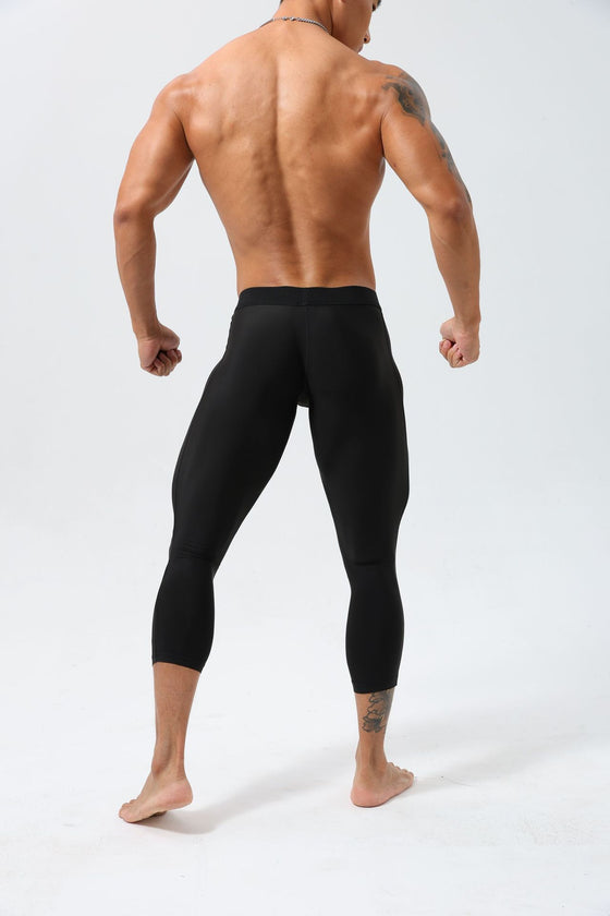 Men’s 3/4 Lightweight Compression Training Leggings