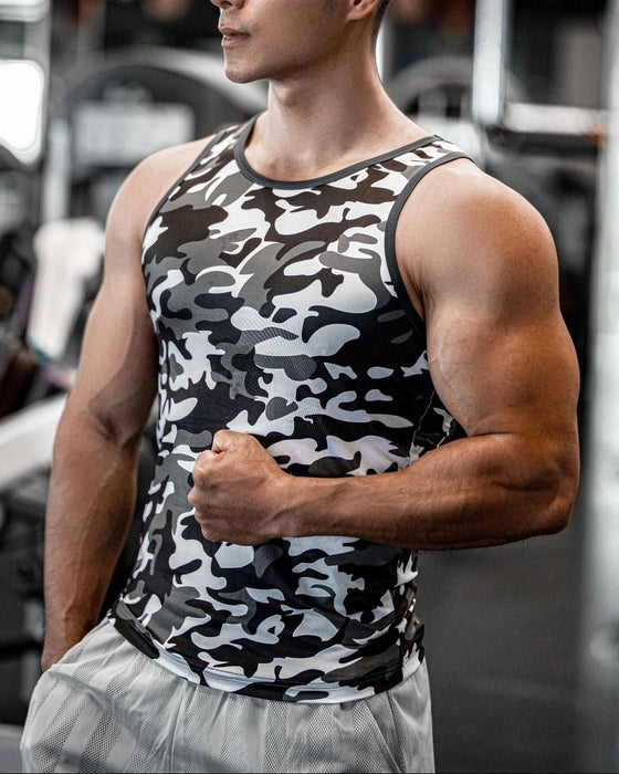 Men’s Camo Compression Tank Top
